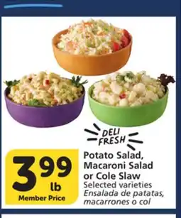 Albertsons Potato Salad, Macaroni Salad or Cole Slaw offer
