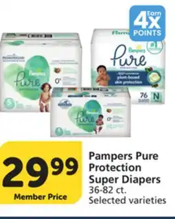 Albertsons Pampers Pure Protection Super Diapers offer