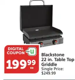 Albertsons Blackstone 22 in. Table Top Griddle offer