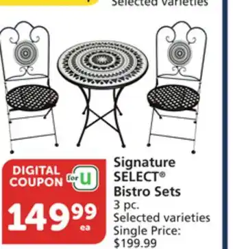 Albertsons Signature SELECT Bistro Sets offer