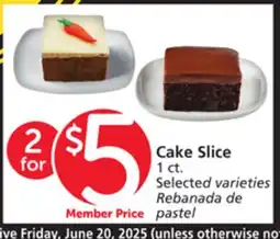 Albertsons Cake Slice offer