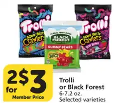 Albertsons Trolli or Black Forest offer