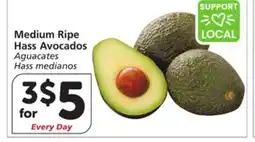 Albertsons Medium Ripe Hass Avocados offer