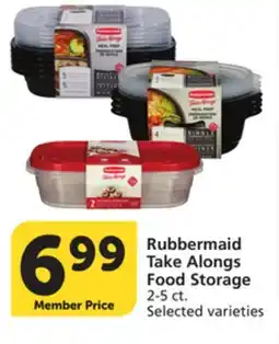 Albertsons Rubbermaid Take Alongs Food Storage offer