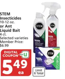 Albertsons STEM Insecticides 10-12 oz. or Ant Liquid Bait 4 ct offer