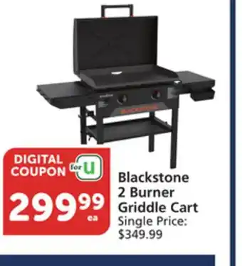 Albertsons Blackstone 2 Burner Griddle Cart offer