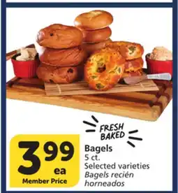 Albertsons Bagels offer