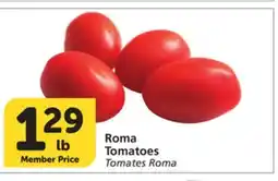 Albertsons Roma Tomatoes offer