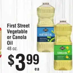 Smart & Final First Street Vegetable or Canola Oil offer