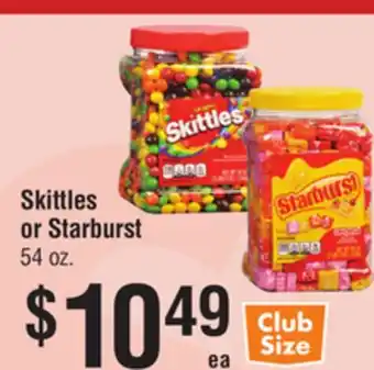 Smart & Final Skittles or Starburst offer