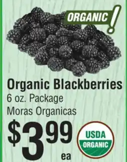Smart & Final Organic Blackberries offer