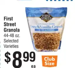 Smart & Final First Street Granola offer
