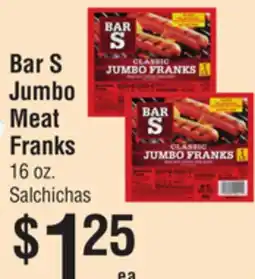 Smart & Final Bar S Jumbo Meat Franks offer