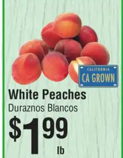 Smart & Final White Peaches offer