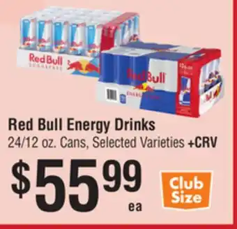 Smart & Final Red Bull Energy Drinks offer