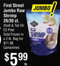 Smart & Final First Street Jumbo Raw Shrimp offer