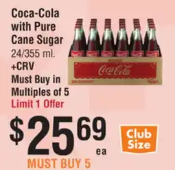 Smart & Final Coca-Cola with Pure Cane Sugar offer