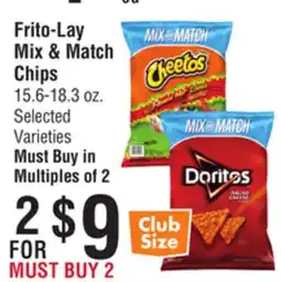 Smart & Final Frito-Lay Mix & Match Chips offer