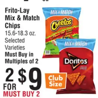 Smart & Final Frito-Lay Mix & Match Chips offer