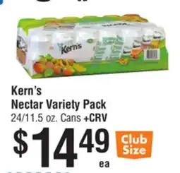 Smart & Final Kern's Nectar Variety Pack offer