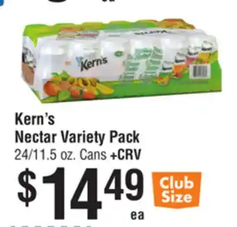 Smart & Final Kern's Nectar Variety Pack offer