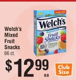 Smart & Final Welch's Mixed Fruit Snacks offer