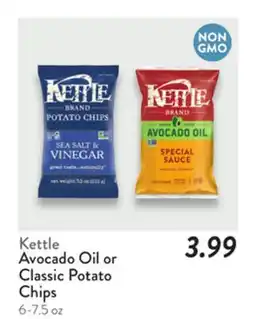 Fresh Thyme Kettle Avocado Oil or Classic Potato Chips offer