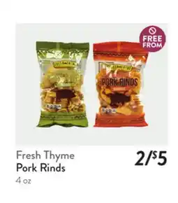 Fresh Thyme Fresh Thyme Pork Rinds offer