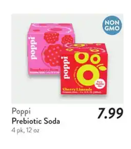 Fresh Thyme Poppi Prebiotic Soda offer