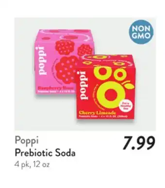 Fresh Thyme Poppi Prebiotic Soda offer