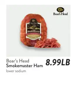 Fresh Thyme Boar's Head Smokemaster Ham offer