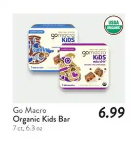 Fresh Thyme Go Macro Organic Kids Bar offer