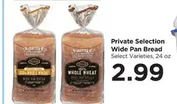Food 4 Less Private Selection Wide Pan Bread offer