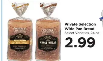 Food 4 Less Private Selection Wide Pan Bread offer