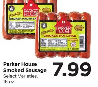 Food 4 Less Parker House Smoked Sausage offer