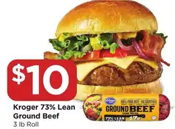 Food 4 Less Kroger 73% Lean Ground Beef offer