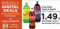 Food 4 Less Coca-Cola, Pepsi or Squirt offer