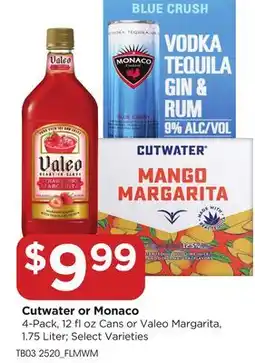Food 4 Less Cutwater or Monaco offer