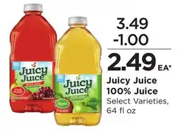 Food 4 Less Juicy Juice 100% Juice offer
