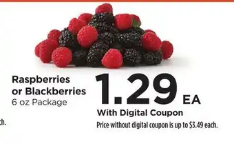 Food 4 Less Raspberries or Blackberries offer