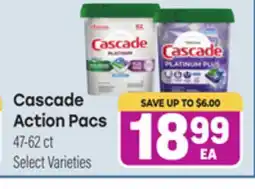Tony’s Fresh Market Cascade Action Pacs offer