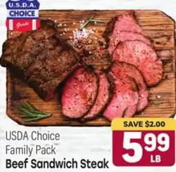 Tony’s Fresh Market Beef Sandwich Steak offer