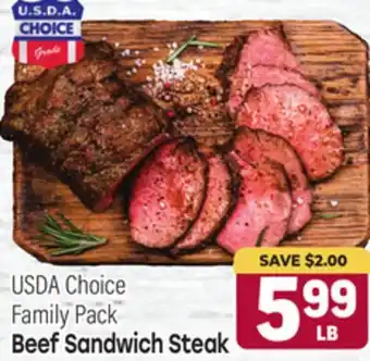 Tony’s Fresh Market Beef Sandwich Steak offer