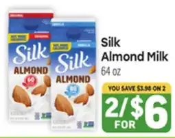Tony’s Fresh Market Silk Almond Milk offer
