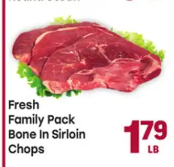 Tony’s Fresh Market Fresh Family Pack Bone In Sirloin Chops offer
