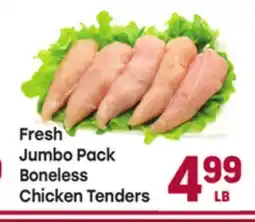 Tony’s Fresh Market Fresh Jumbo Pack Boneless Chicken Tenders offer