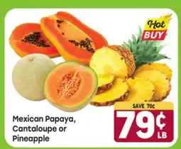 Tony’s Fresh Market Mexican Papaya Cantaloupe or Pineapple offer