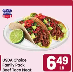 Tony’s Fresh Market USDA Choice Family Pack Beef Taco Meat offer