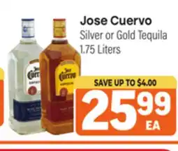 Tony’s Fresh Market Jose Cuervo Silver or Gold Tequila offer
