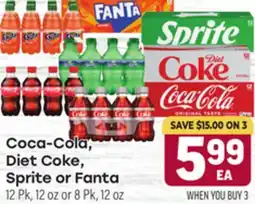 Tony’s Fresh Market Coca-Cola, Diet Coke, Sprite or Fanta offer